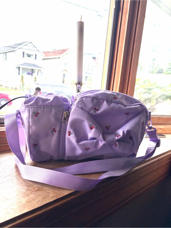 Anyfam Handbags - Any Fam, Crossbody Bag with Cherry Accent